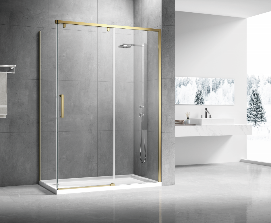 SALLY Shower Rectangular Enclosure with Sliding Door 1200x900mm - 8mm