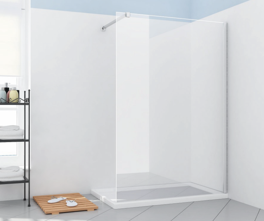 SALLY walk-in Shower Door Width 1000-1400mm - 8mm