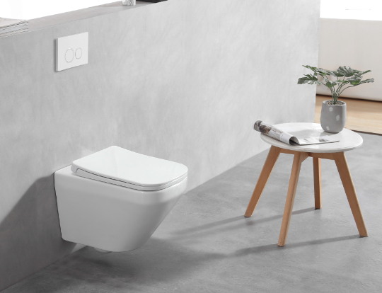 Rimless Collision Type Flushing Wall Hung Toilet