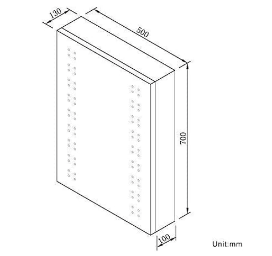 LED Mirror Cabinet MC5072L