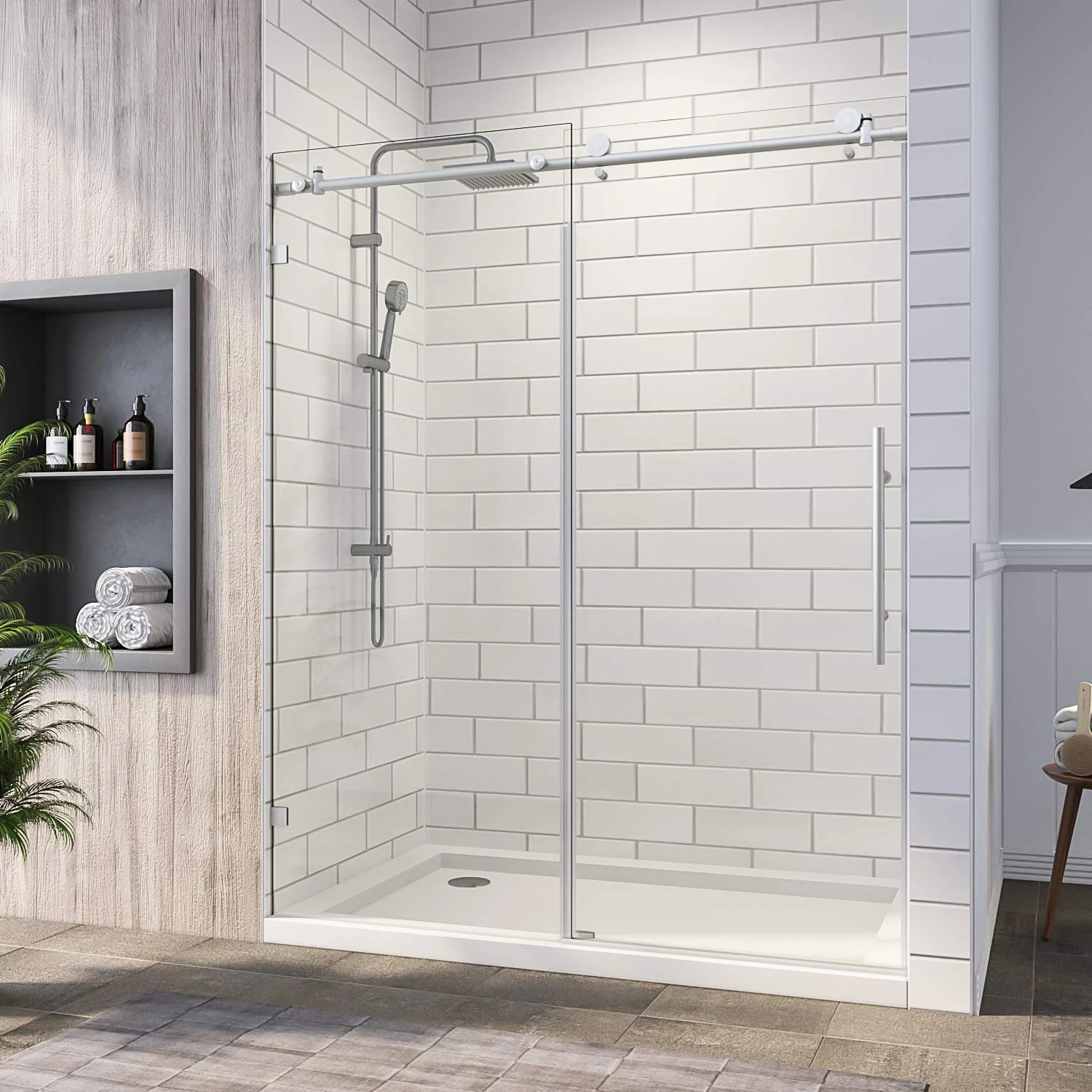 SALLY Shower Sliding Door Width 1200mm-1600mm - 10mm