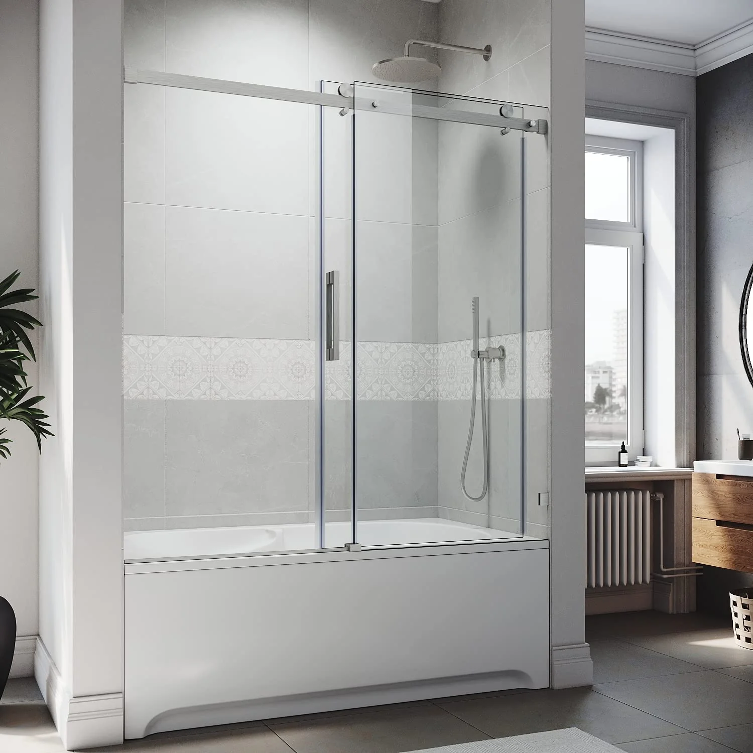 SALLY Bathtub Sliding Door 8mm