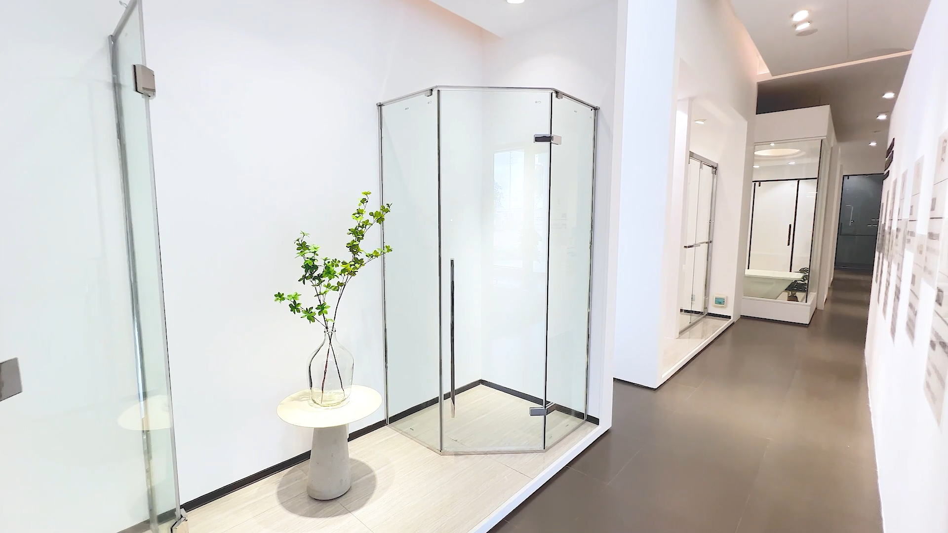 shower kits complete with base, walls and door